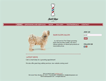 Tablet Screenshot of barkslopesalon.com